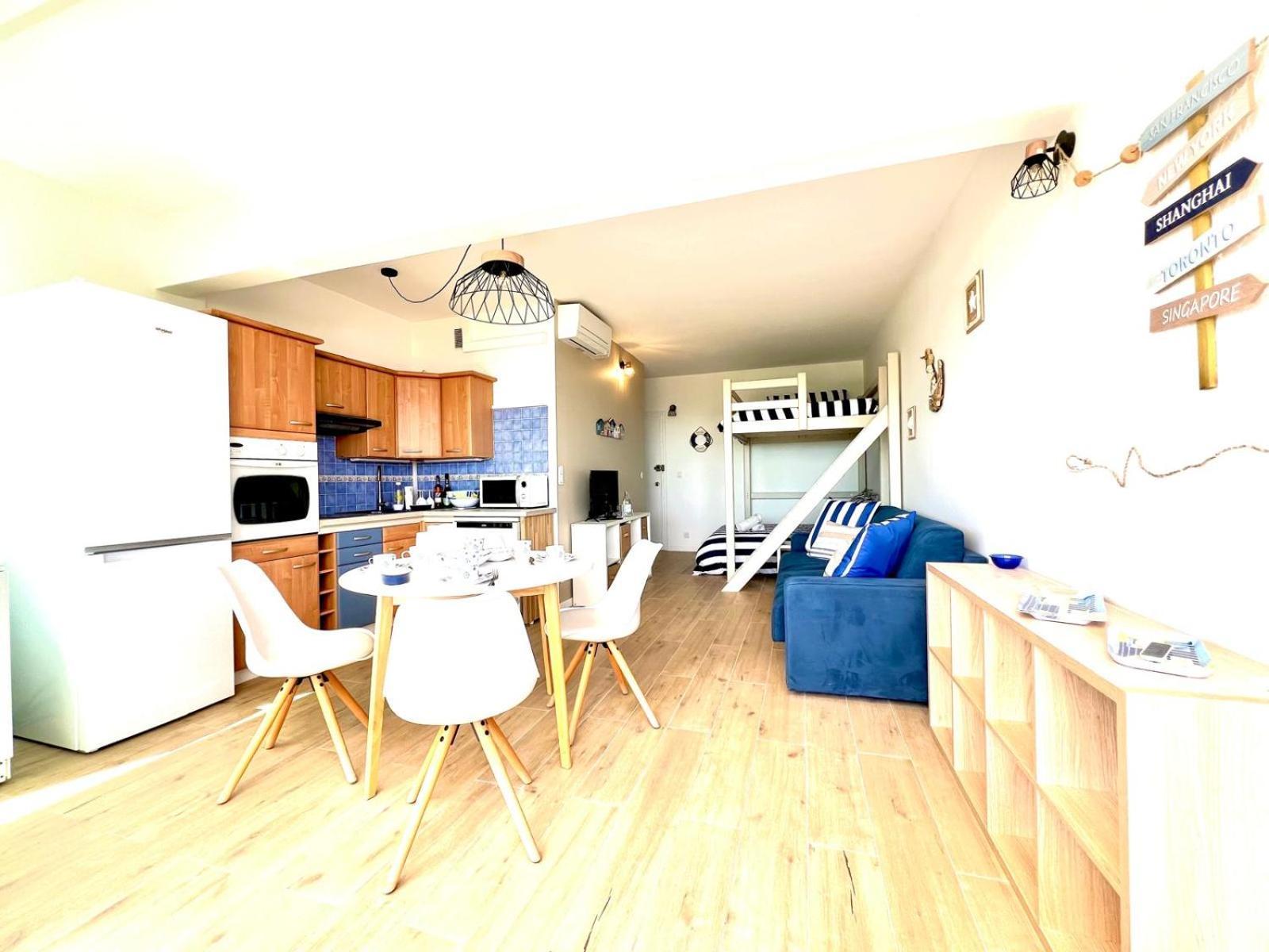 Studio Eclat Marine 3 Etoiles - Vue Mer - Parking-Clim-Plage A 20 Metres - Capitalchic Services Saint-Aygulf Fréjus Dış mekan fotoğraf