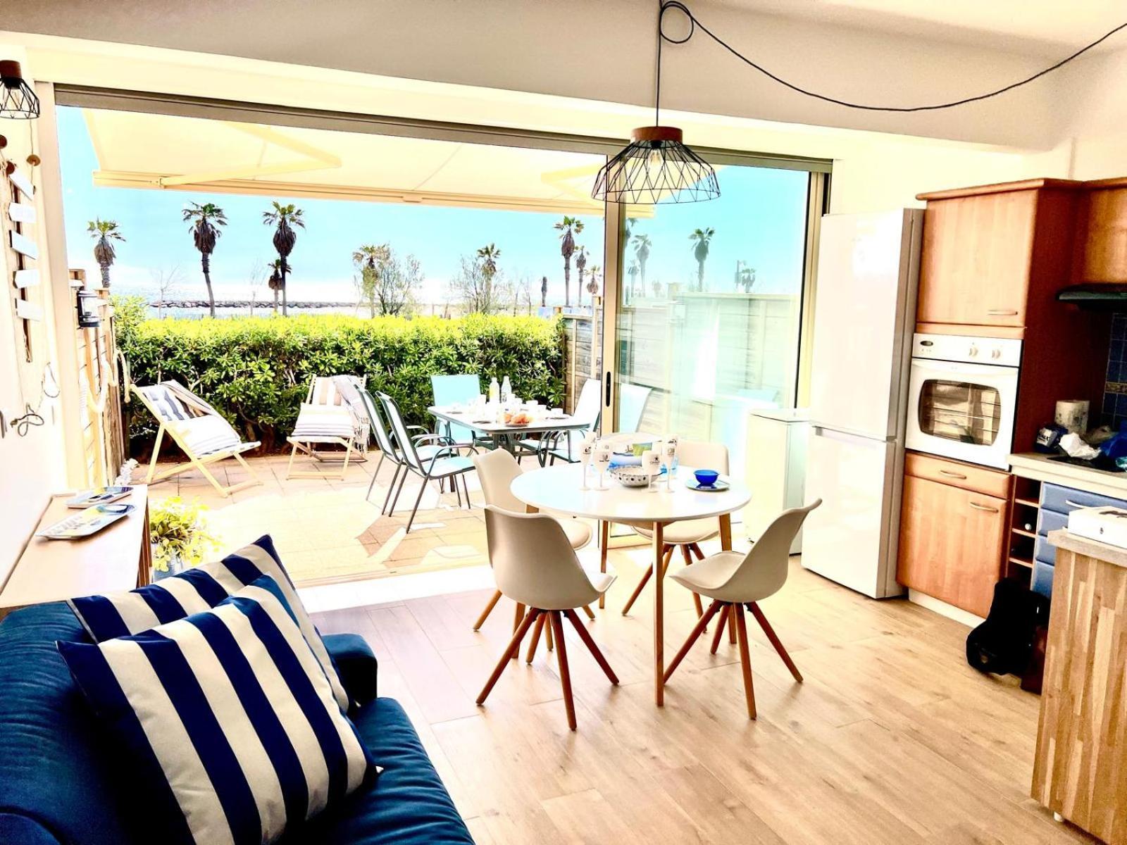 Studio Eclat Marine 3 Etoiles - Vue Mer - Parking-Clim-Plage A 20 Metres - Capitalchic Services Saint-Aygulf Fréjus Dış mekan fotoğraf