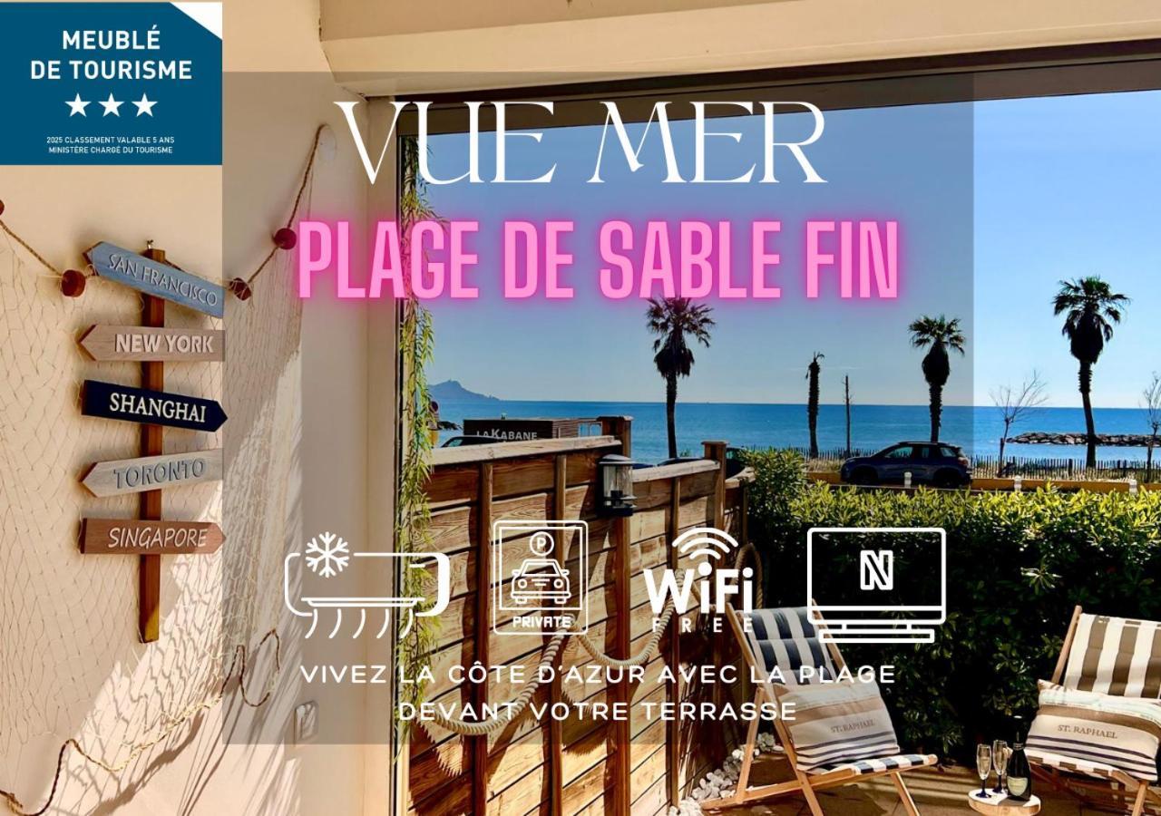 Studio Eclat Marine 3 Etoiles - Vue Mer - Parking-Clim-Plage A 20 Metres - Capitalchic Services Saint-Aygulf Fréjus Dış mekan fotoğraf